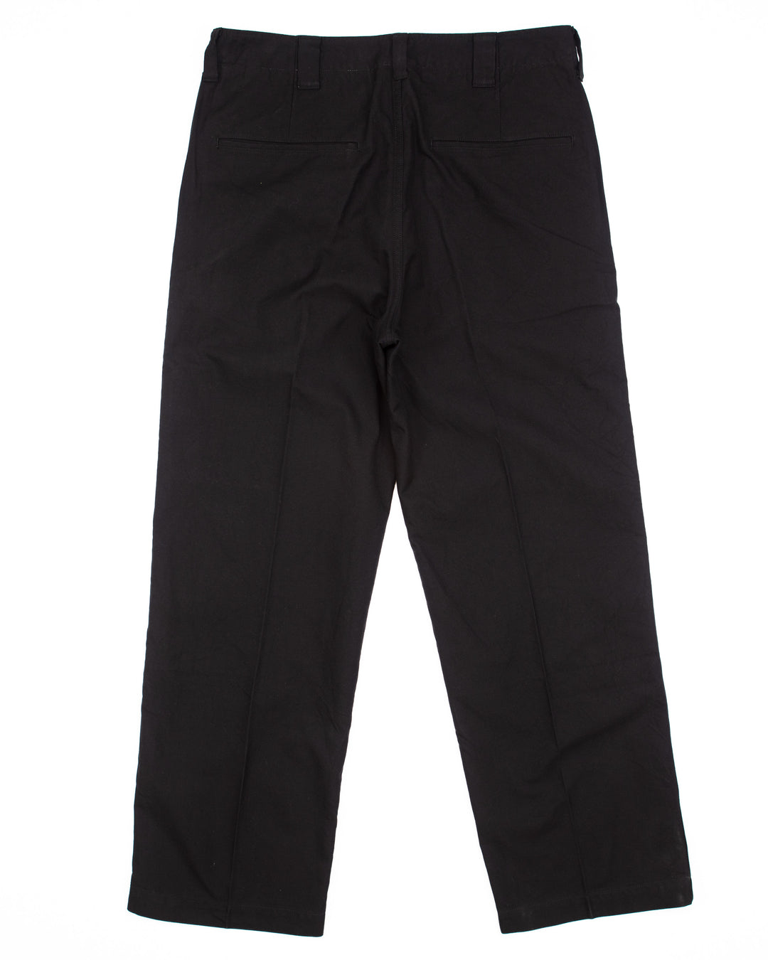 Wide Chinos in Black #1828
