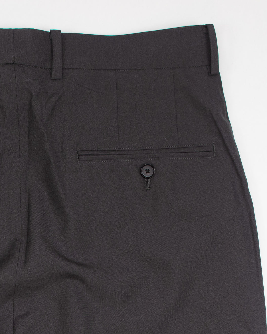 Super 130's Worsted Tropical Wool Straight Black #1830