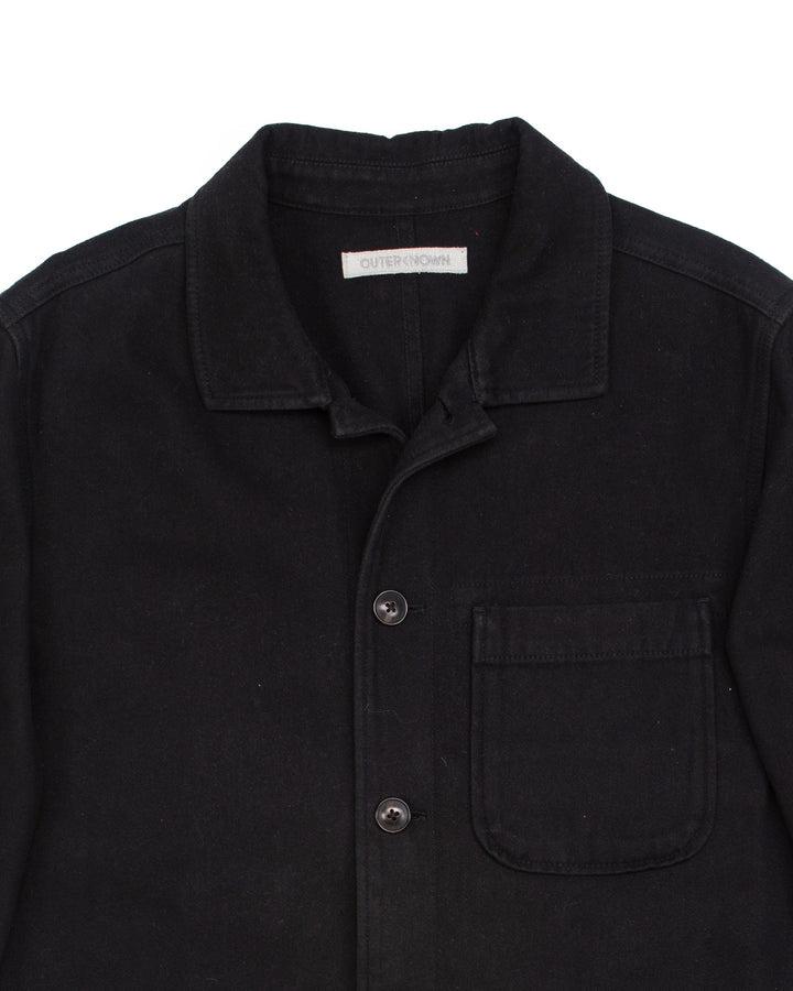 Moleskin Chore Coat in Black #1835