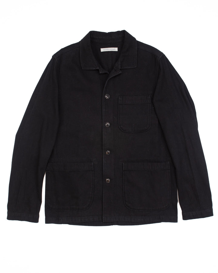 Moleskin Chore Coat in Black #1835