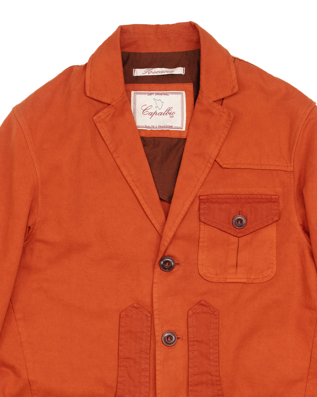 Iconic Summer Jacket in Rust HBT #1842
