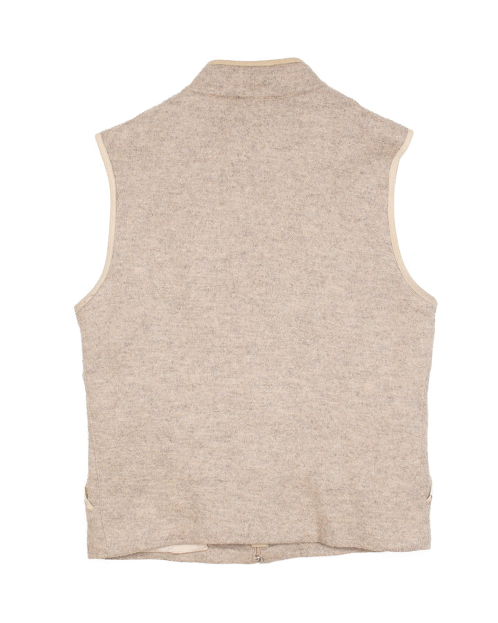 The Alpaca Ritter Vest in Beige #1845