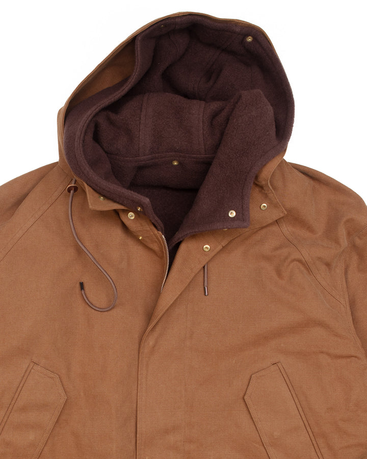 Washed Heavy Canvas Lined Coat #1850