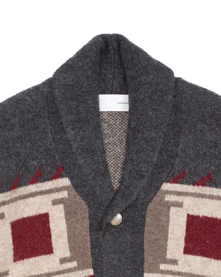 Shawl Cardigan in Charcoal