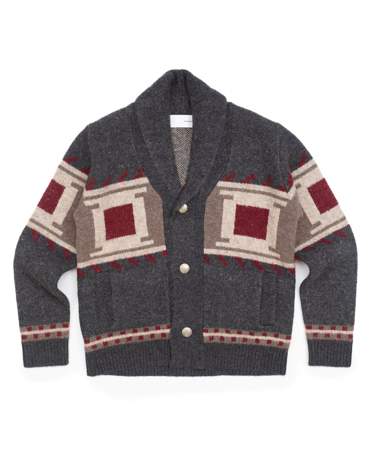 Shawl Cardigan in Charcoal
