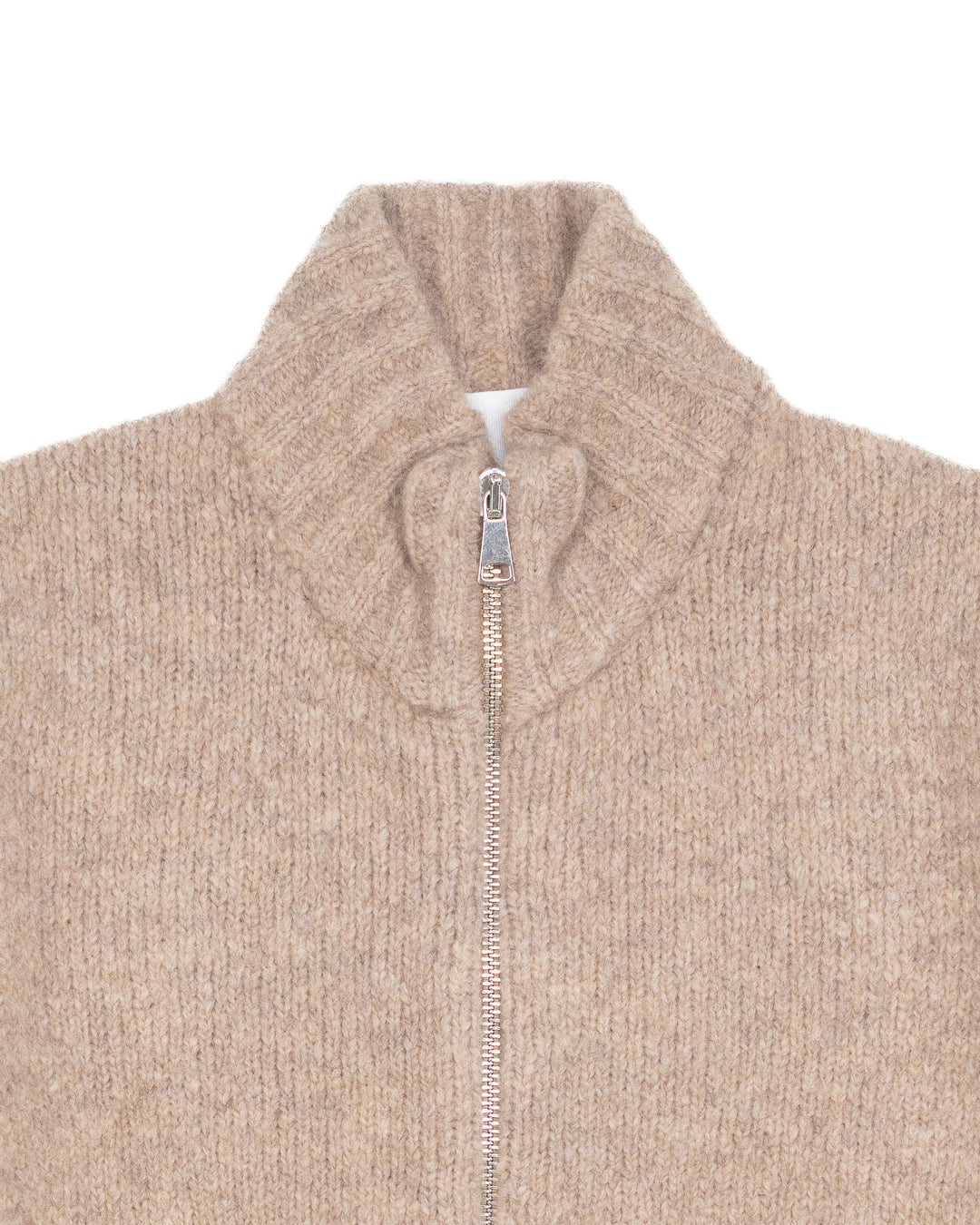 Wool Bomber in Tan