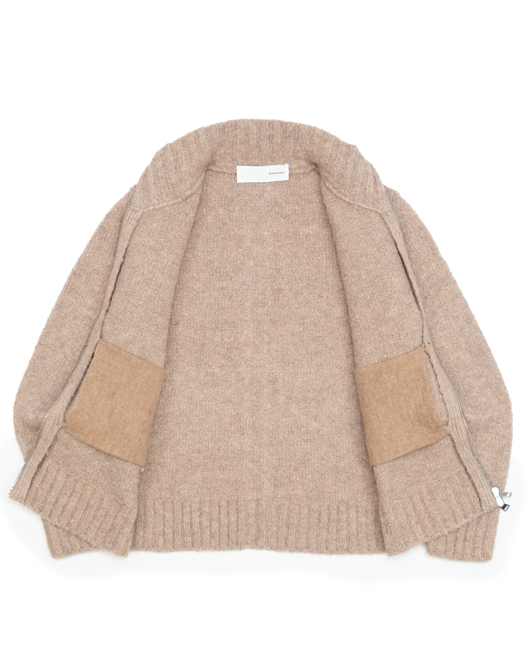 Wool Bomber in Tan