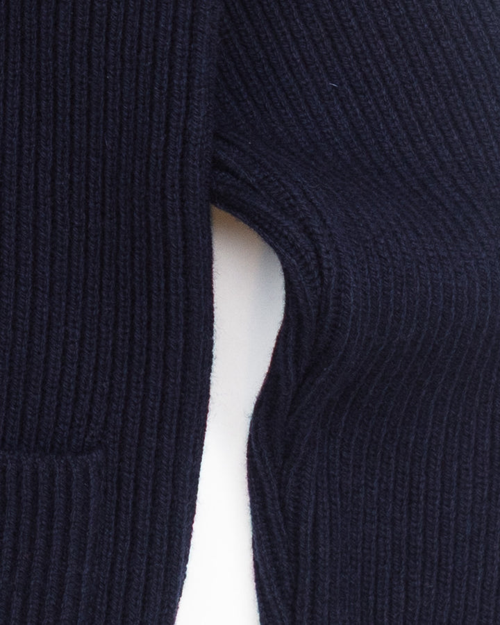 Tec7 Hooded Zip Jacket in Navy
