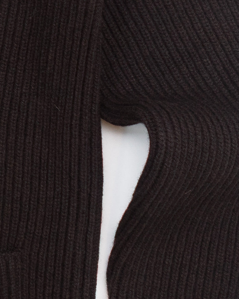 Tec7 Hooded Zip Jacket in Brown