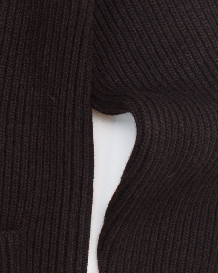 Tec7 Hooded Zip Jacket in Brown