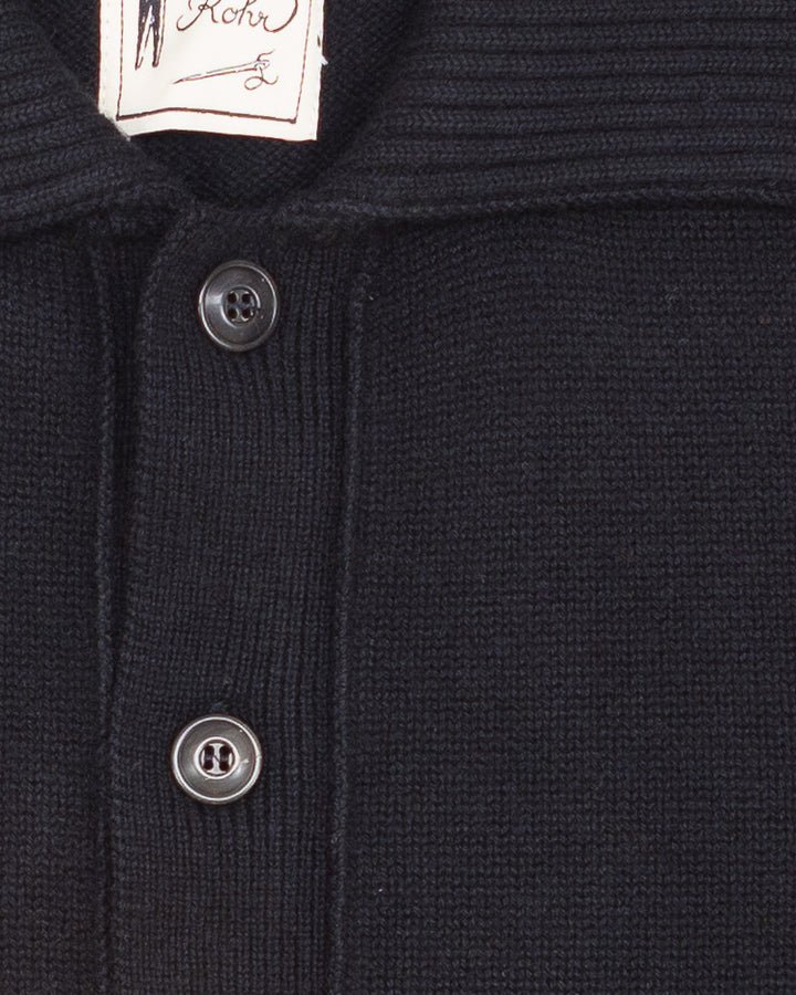 Max 7 Jacket in Black Wool