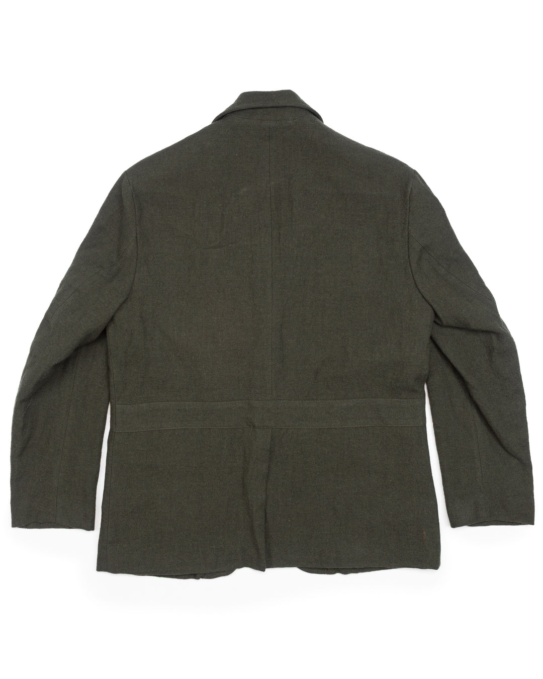 Clarence Field Jacket in Green Herringbone