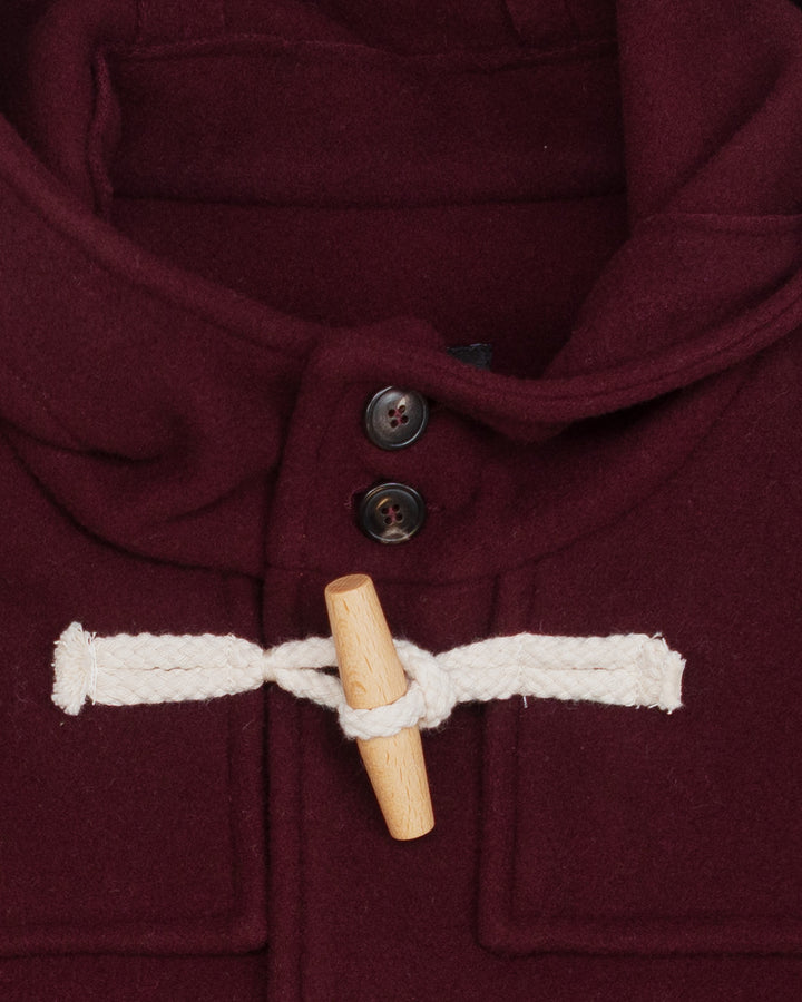 The Ashland Montgomery Coat in Burgundy