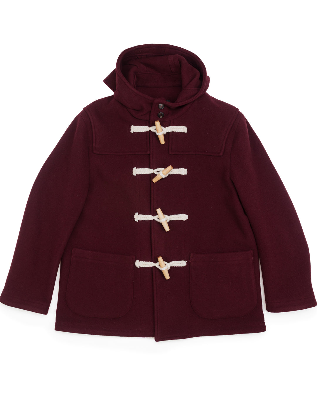 The Ashland Montgomery Coat in Burgundy
