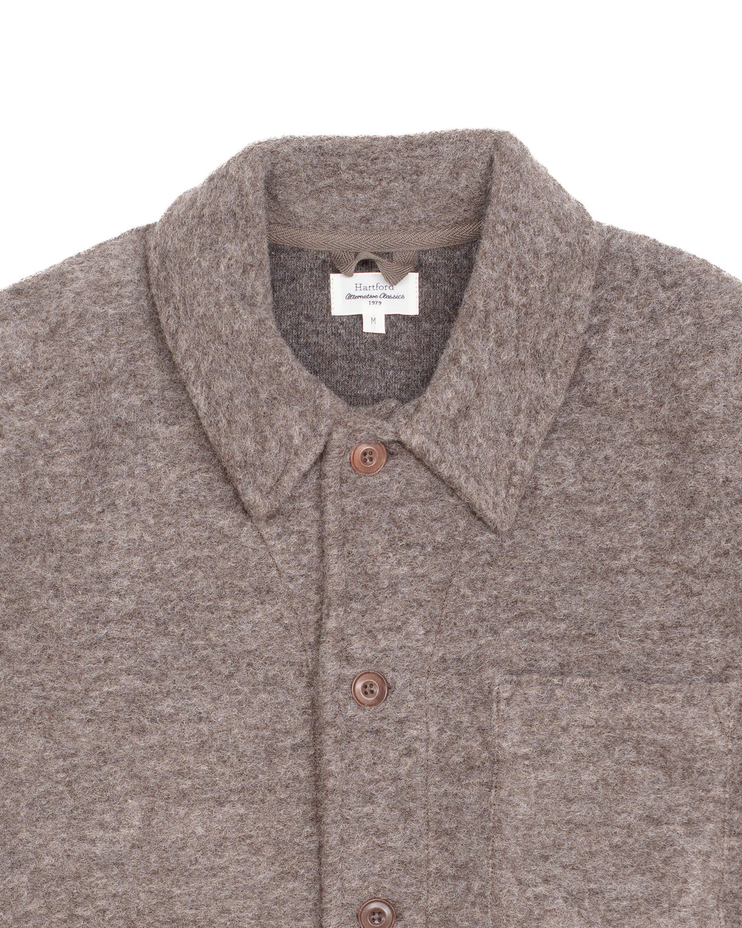 The Service Jacket in Taupe Wool