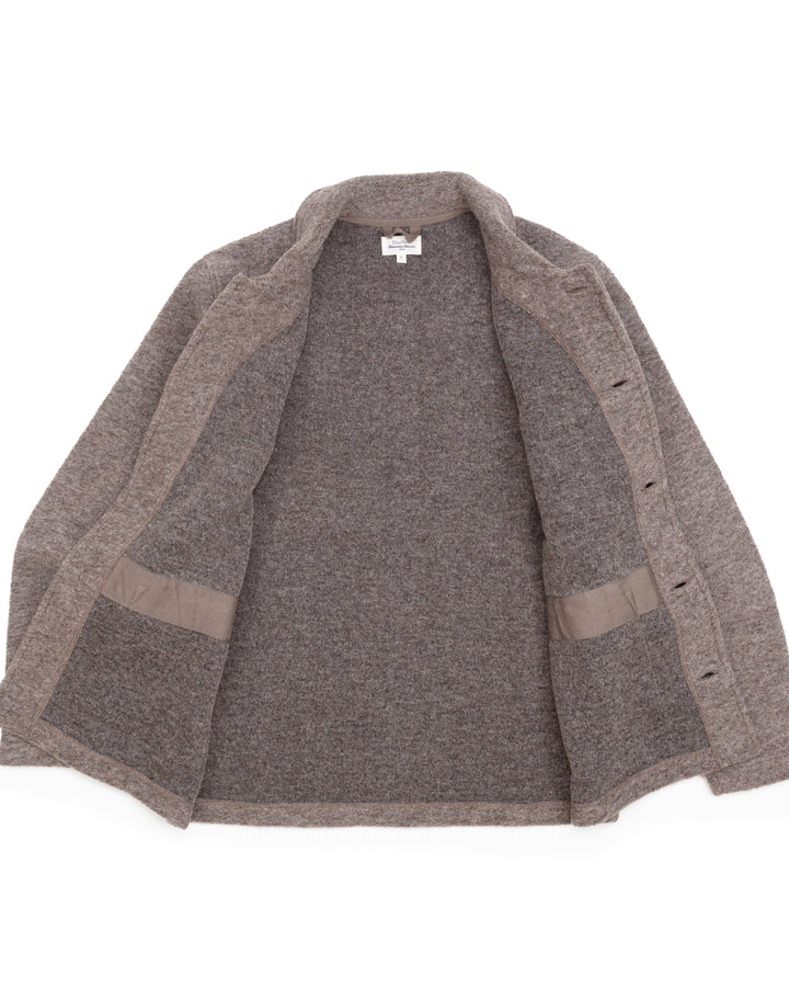 The Service Jacket in Taupe Wool