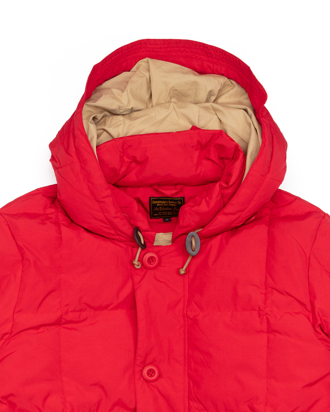 Expedition Down Parka in Rescue Red