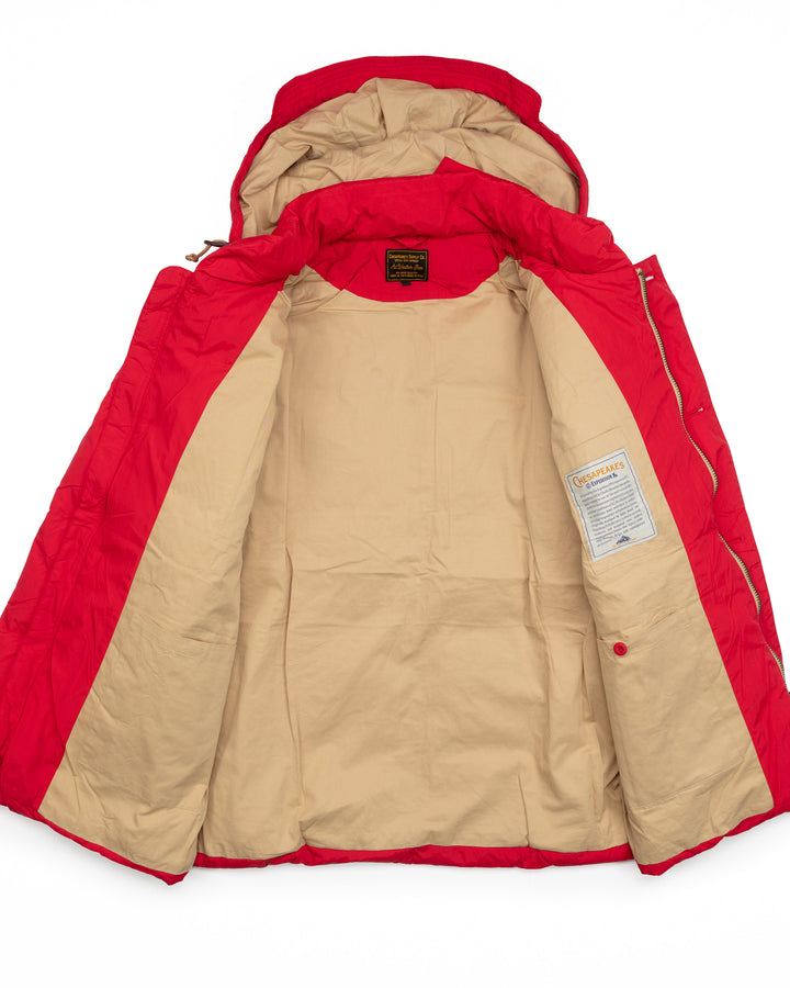Expedition Down Parka in Rescue Red