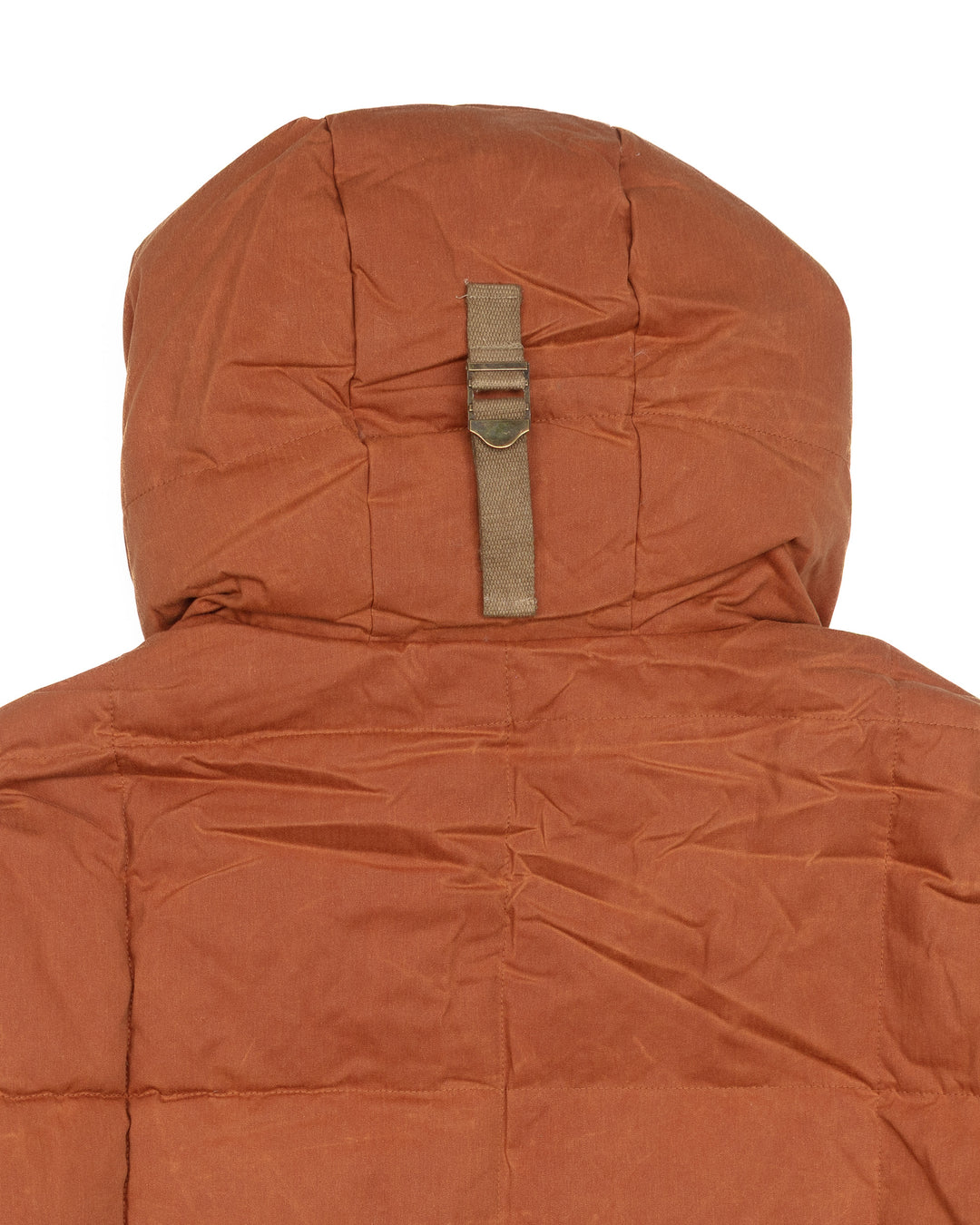Expedition Down Parka in Waxed Dark Orange