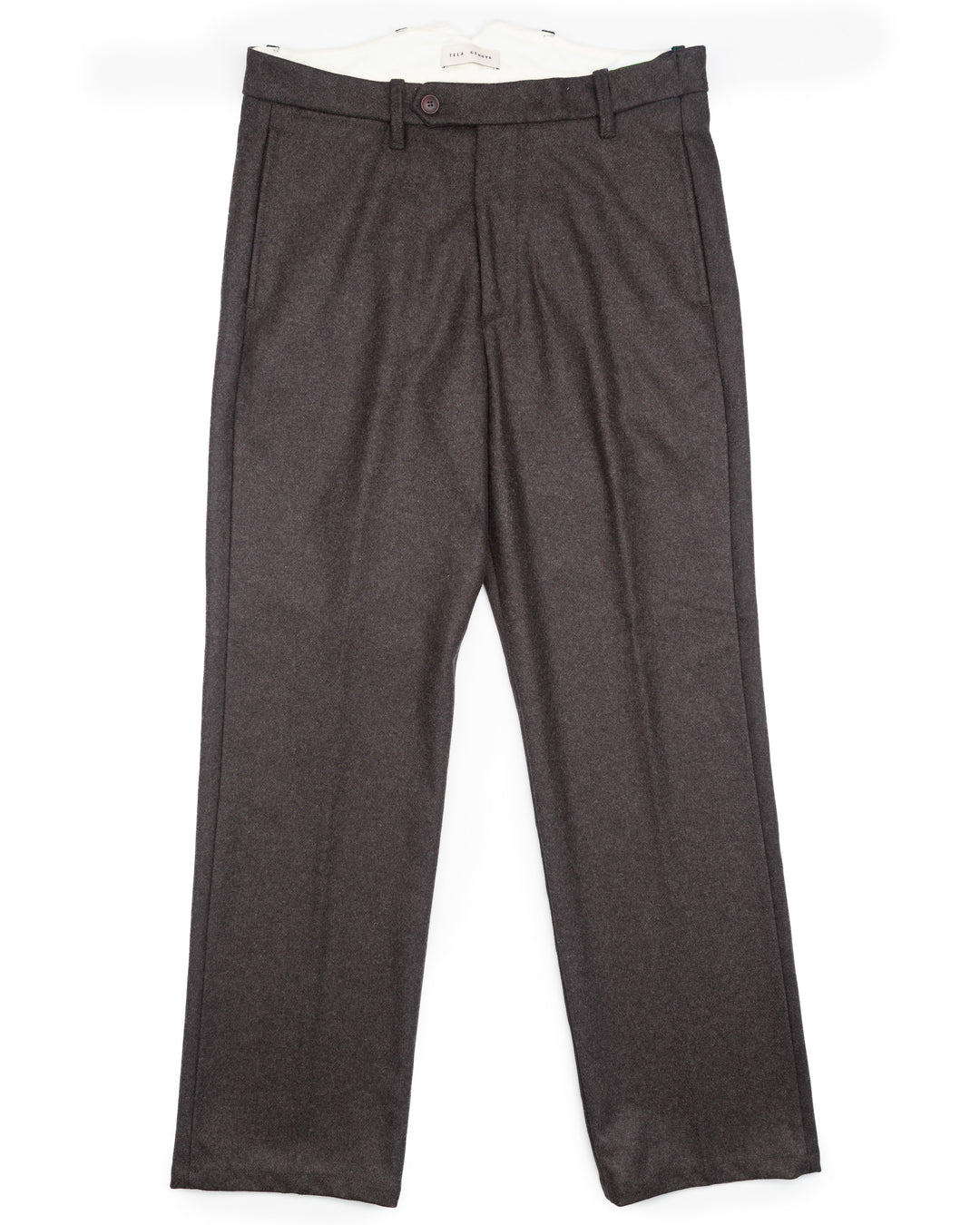 Poldo Chinos in Brown Wool