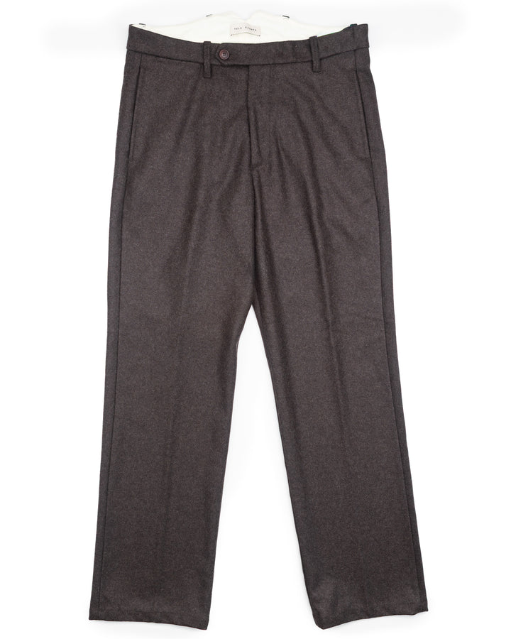Poldo Chinos in Brown Wool