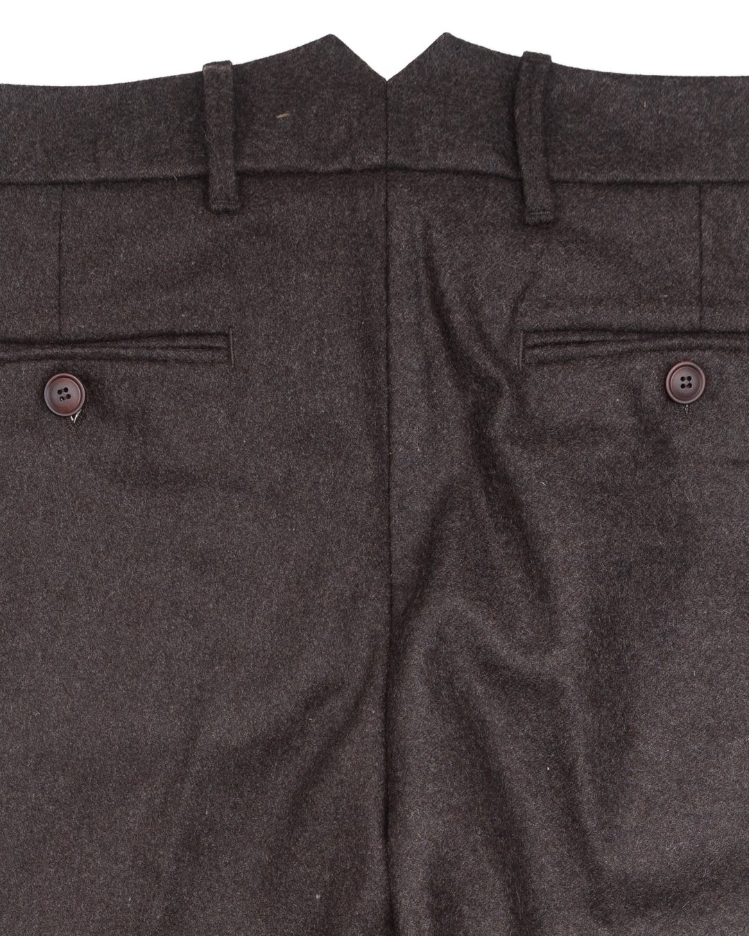 Poldo Chinos in Brown Wool