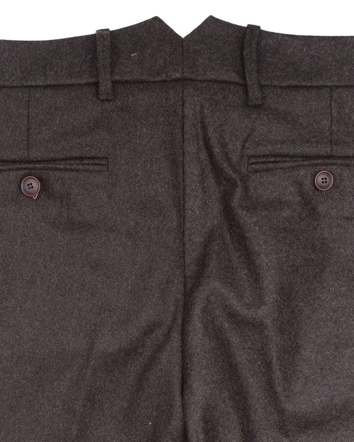 Poldo Chinos in Brown Wool