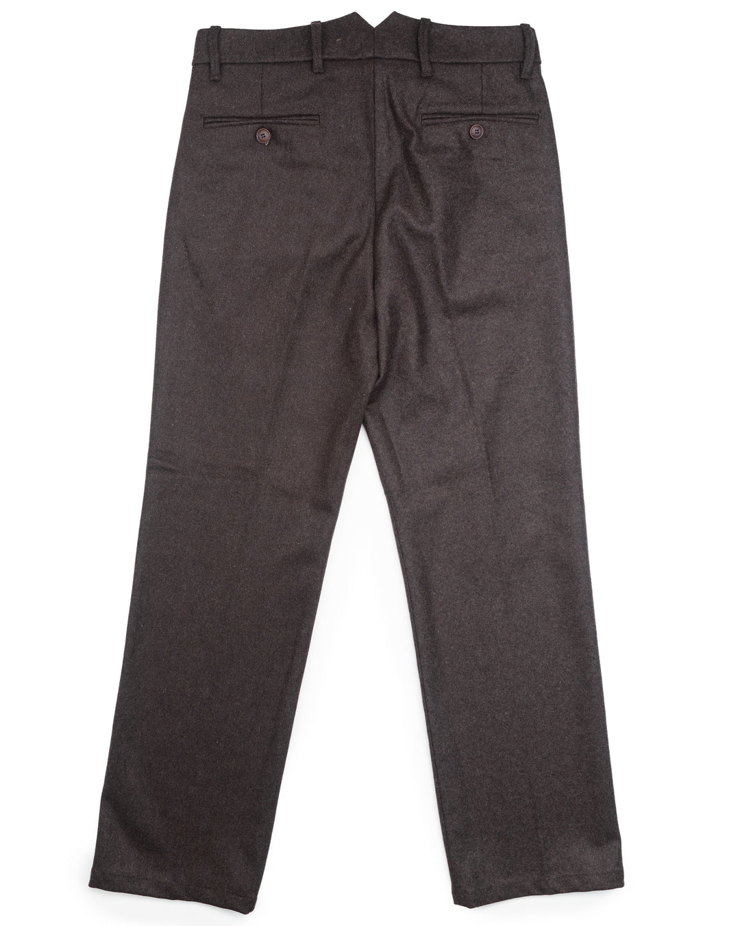 Poldo Chinos in Brown Wool