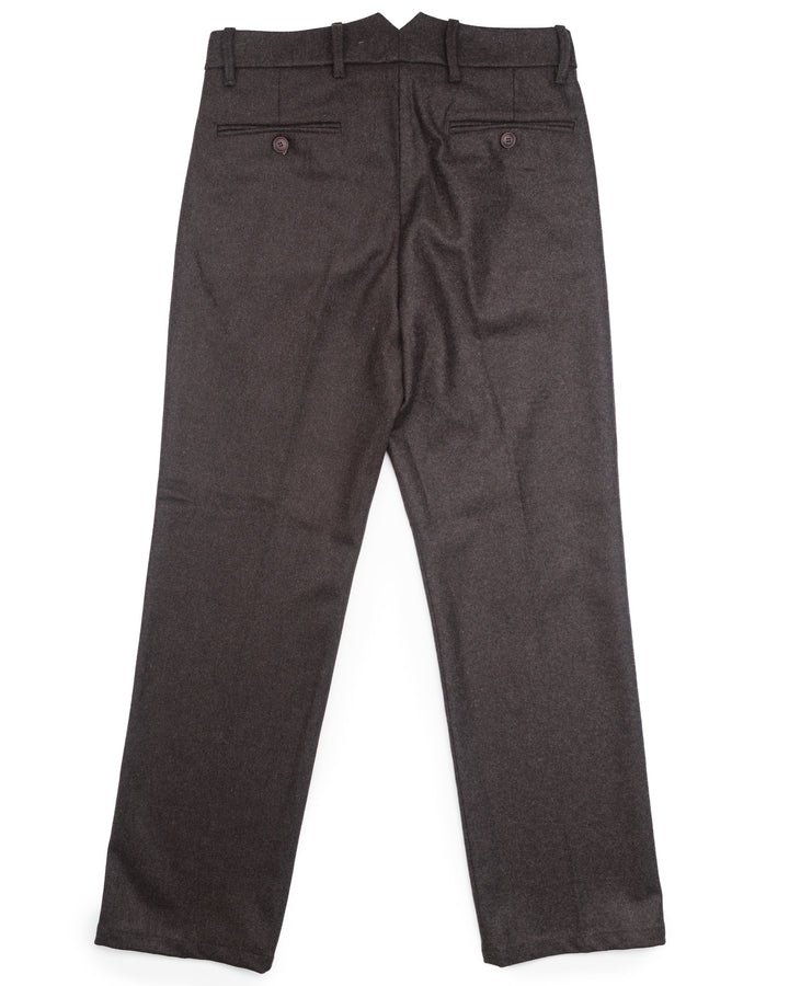 Poldo Chinos in Brown Wool