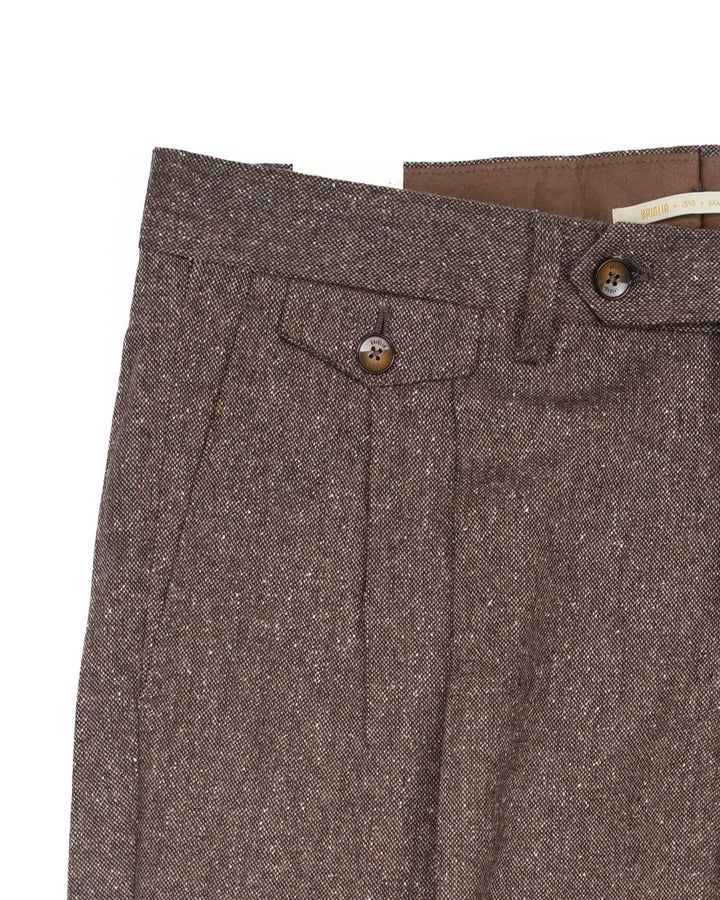 The BG02 Pant in Brown Fleck