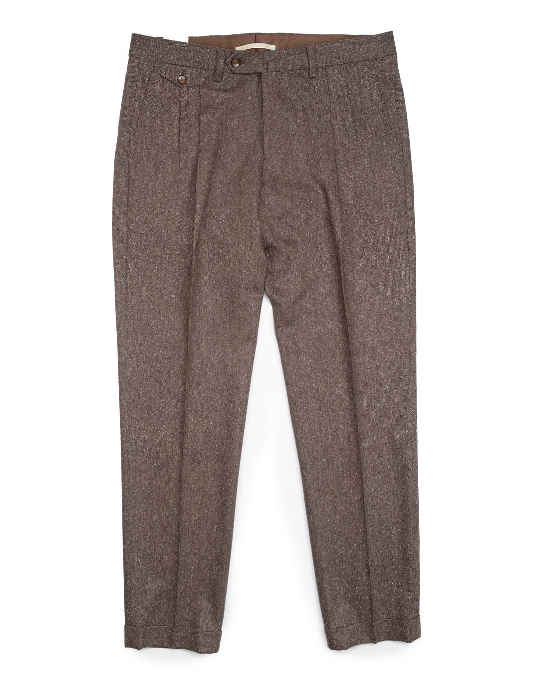 The BG02 Pant in Brown Fleck