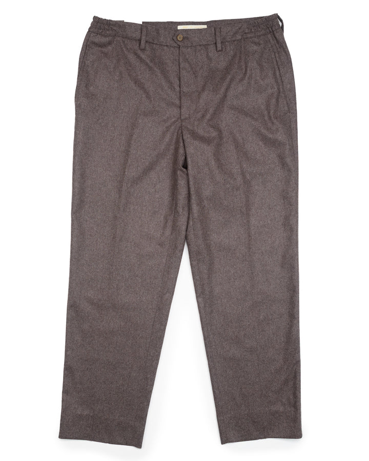 The Arsenal Pant Brown Melange Wool