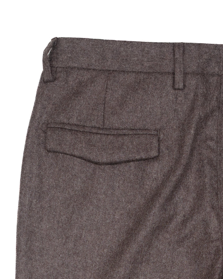 The Arsenal Pant Brown Melange Wool