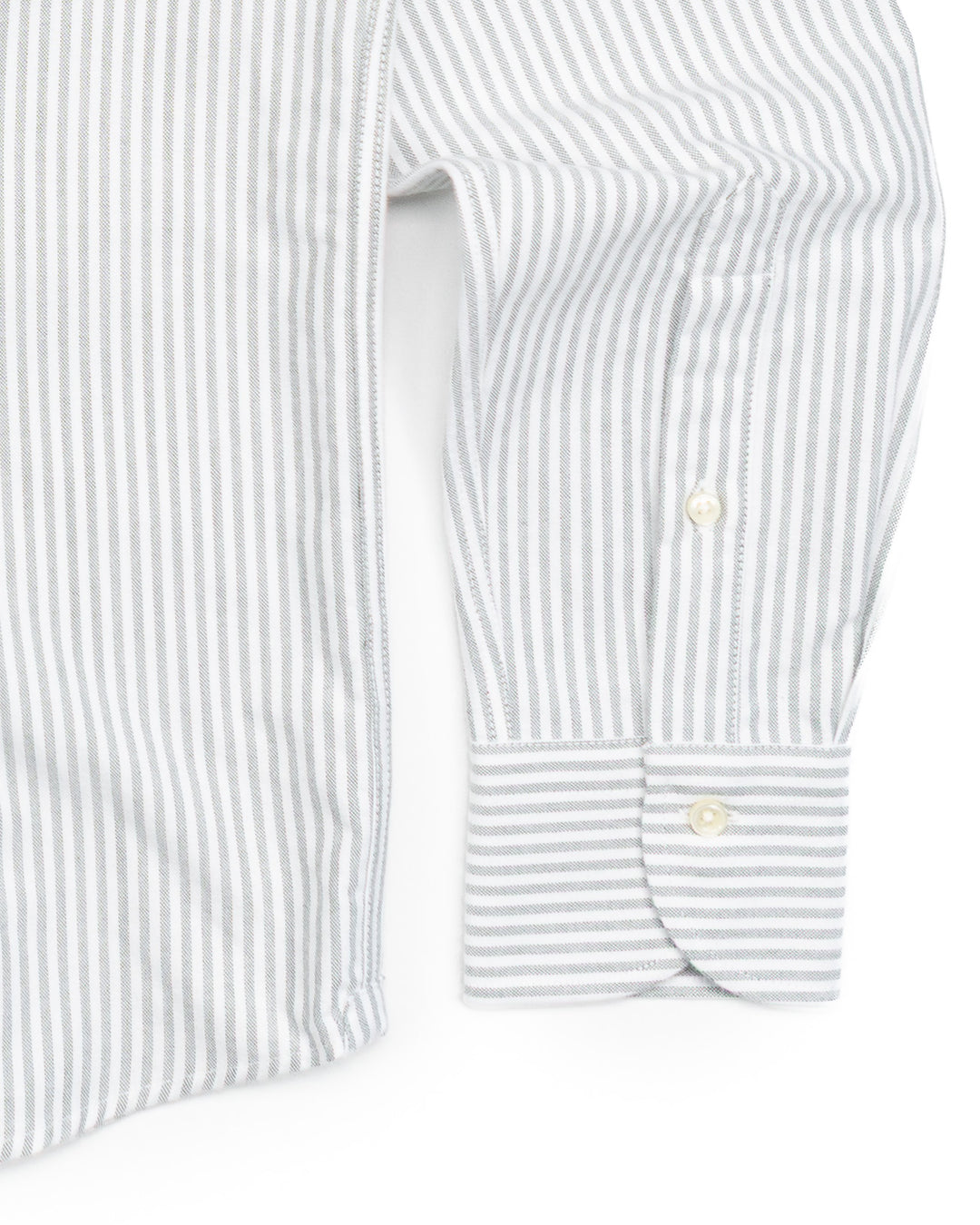 The Blake Shirt in Green Stripe