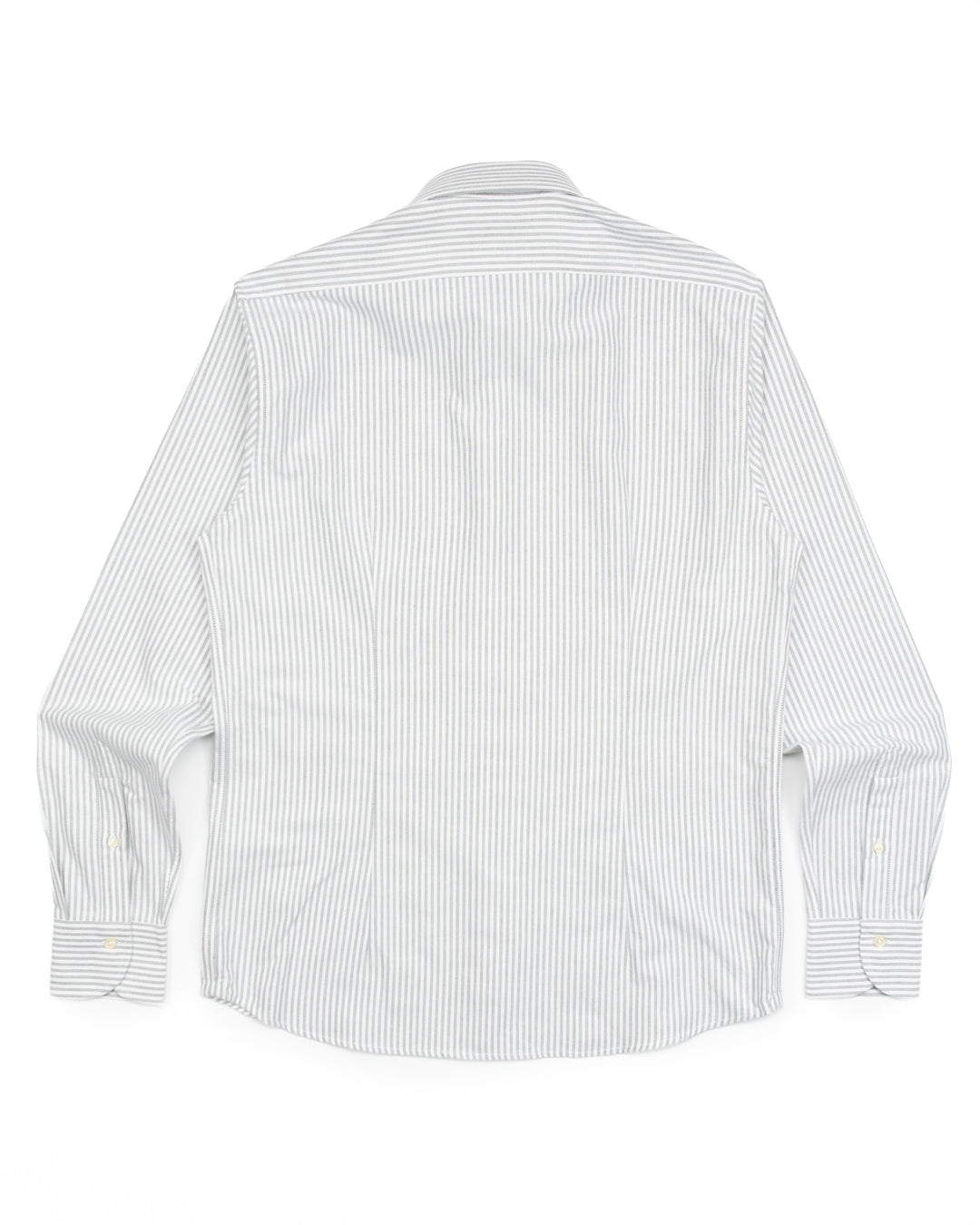 The Blake Shirt in Green Stripe