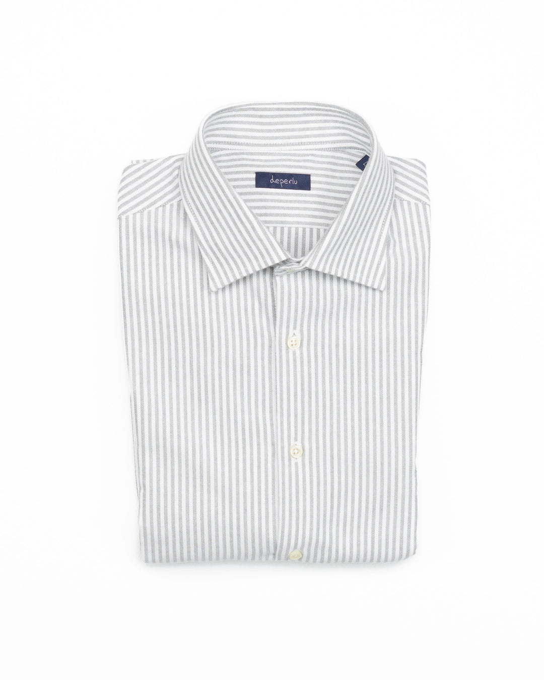 The Blake Shirt in Green Stripe