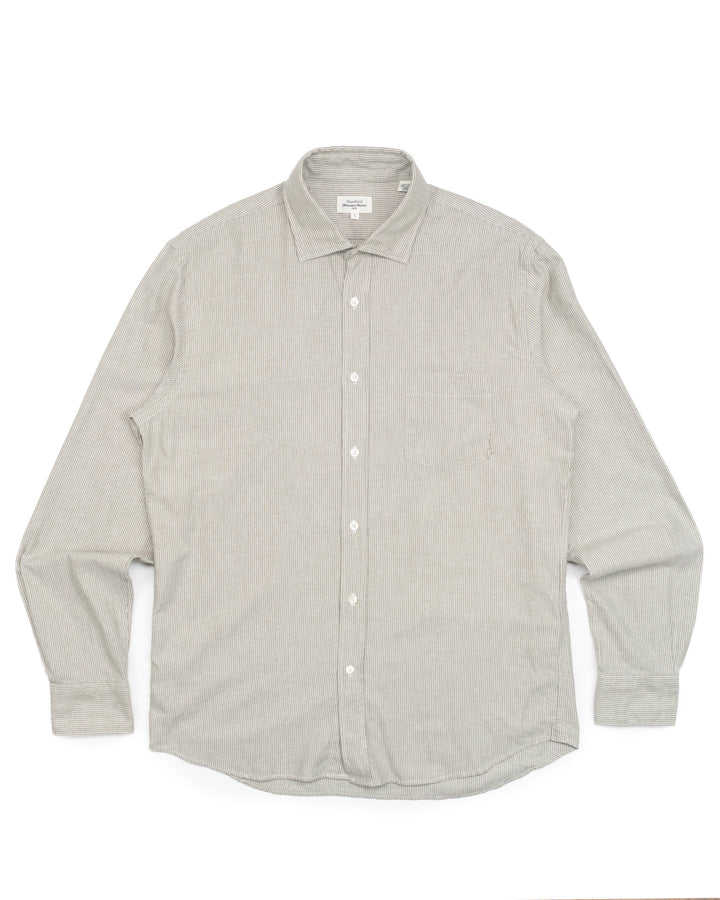 Paul Shirt in Green Stripe