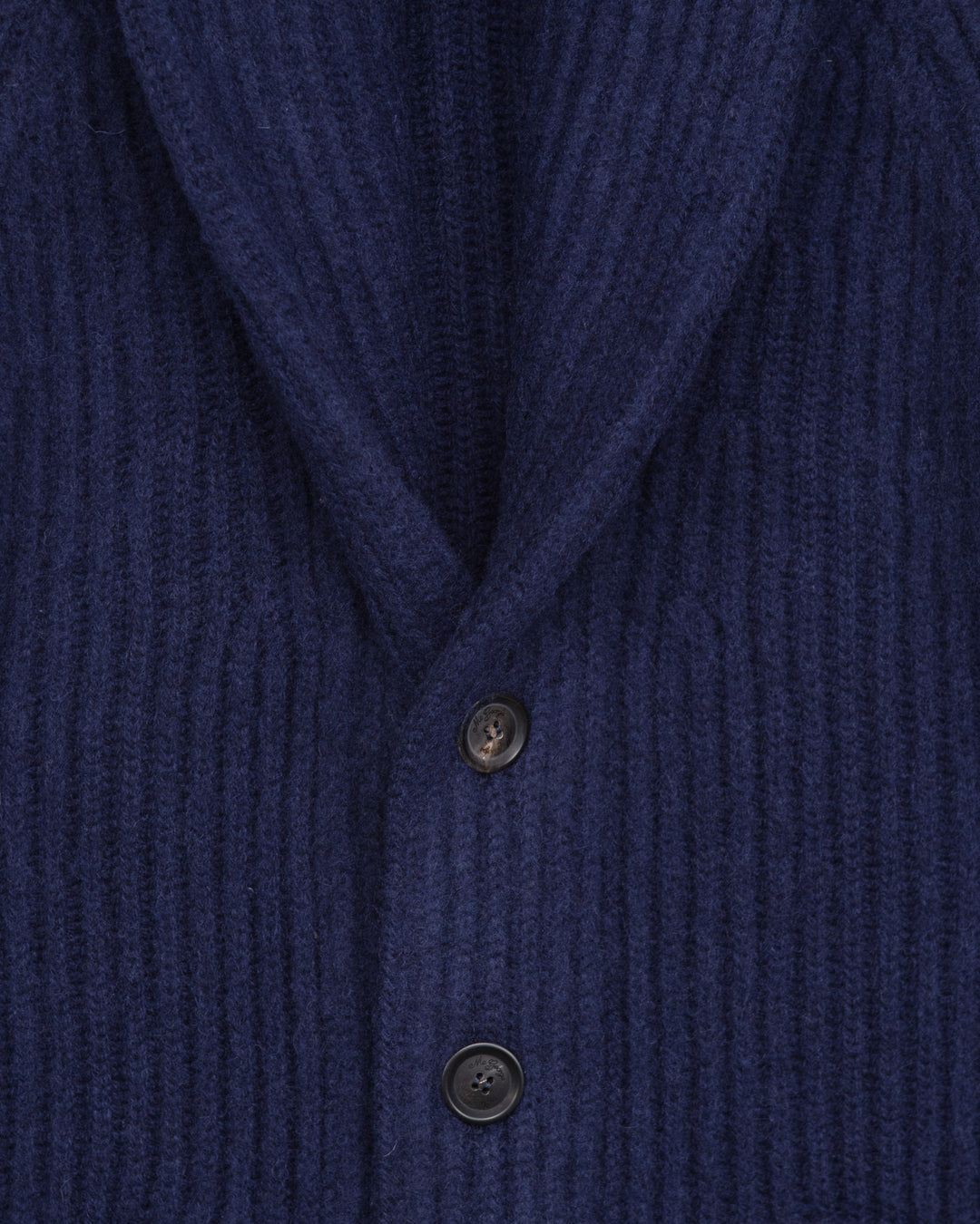 Shawl Cardigan in Brushed Shetland Indigo