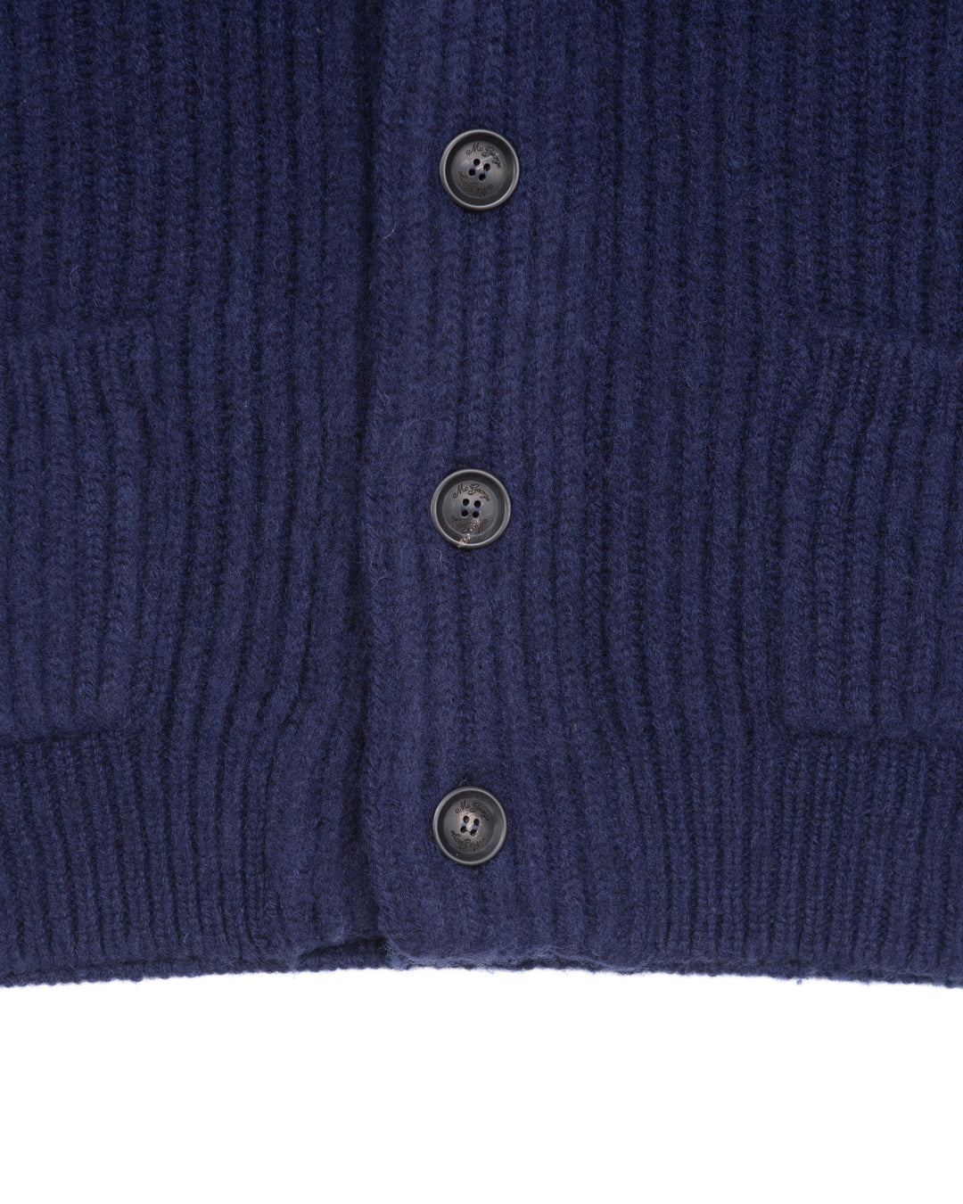 Shawl Cardigan in Brushed Shetland Indigo