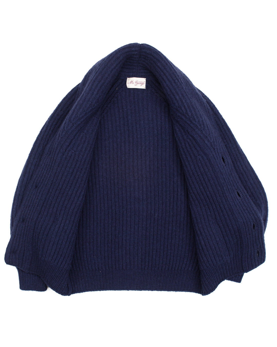 Shawl Cardigan in Brushed Shetland Indigo