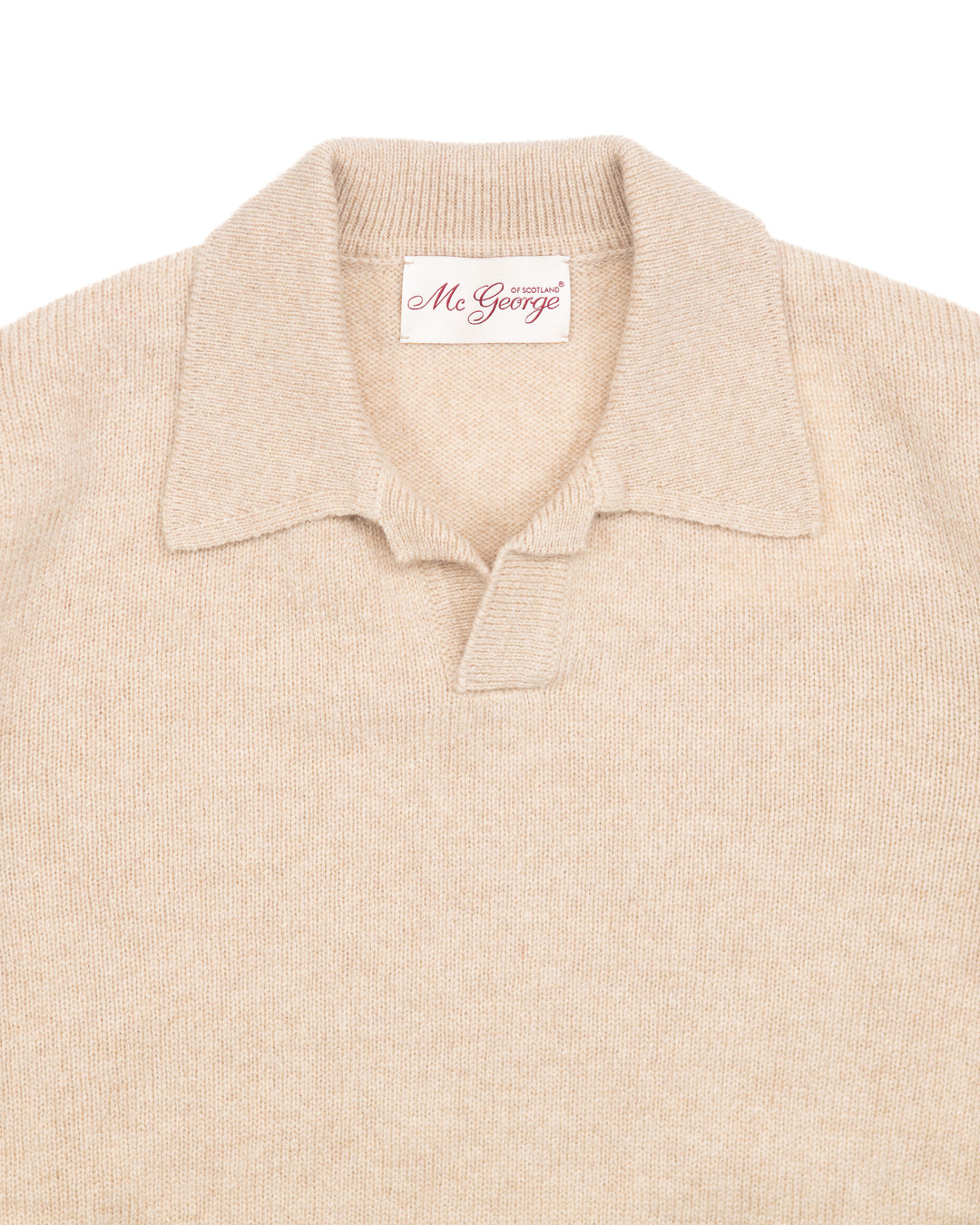 Fly Polo in Beige Shetland