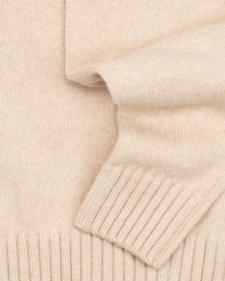 Fly Polo in Beige Shetland