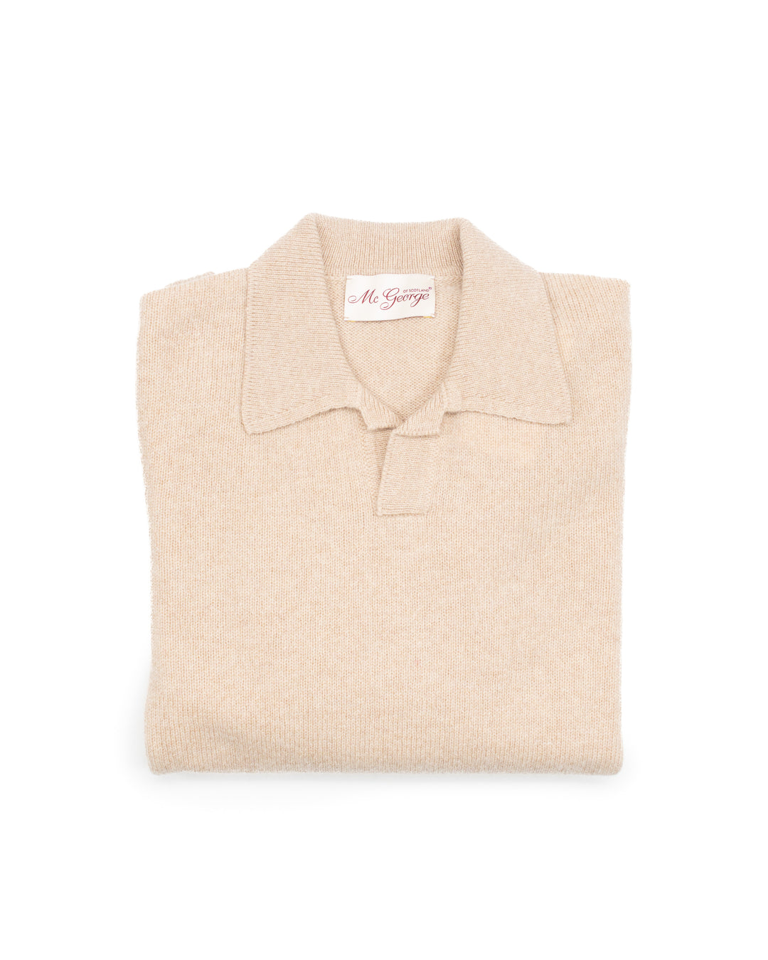 Fly Polo in Beige Shetland