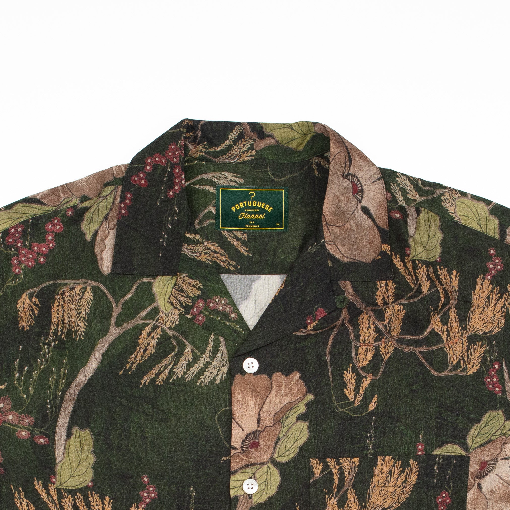 The Ambar Shirt in Tropical Green