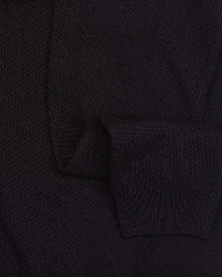 The Ruken Polo Sweater in Black