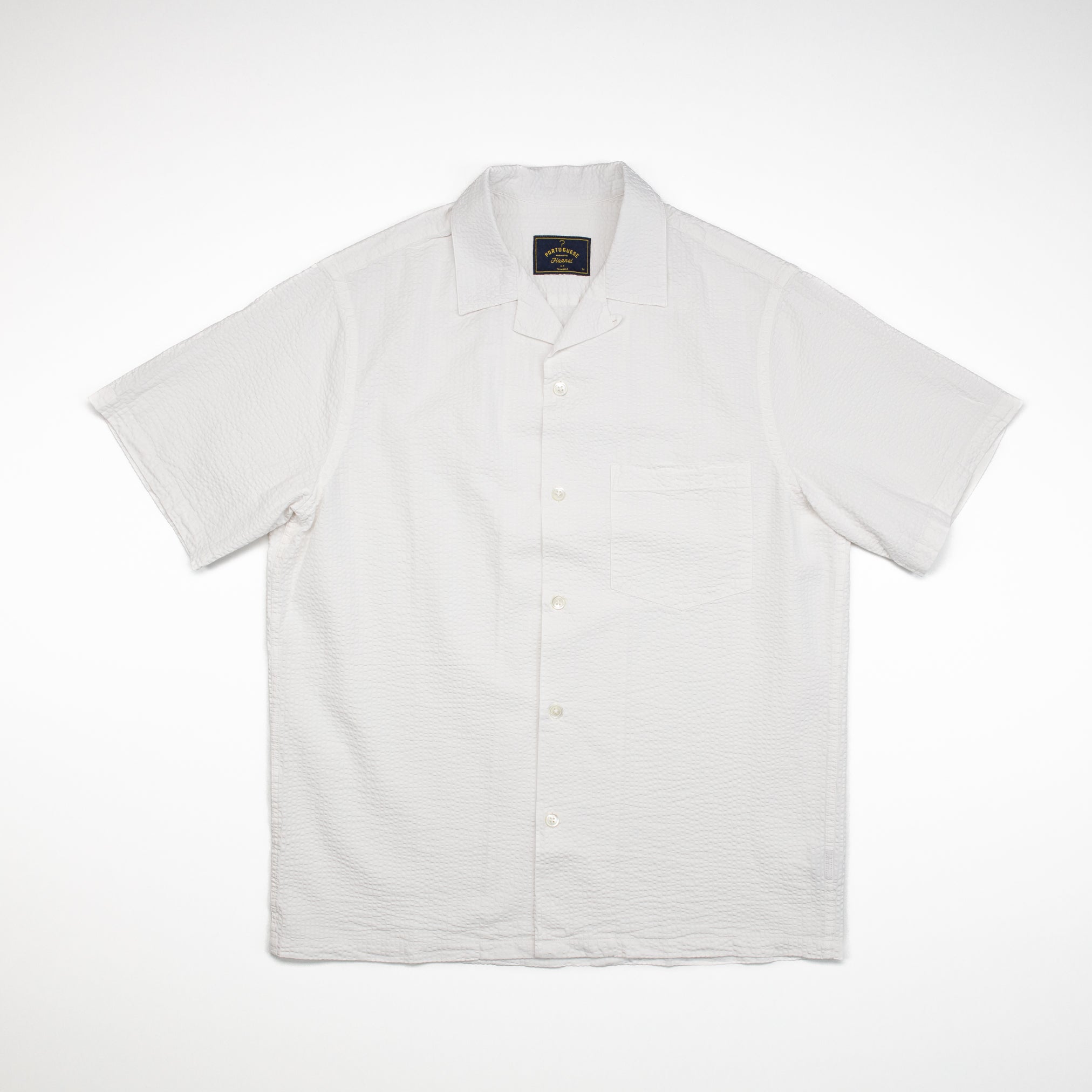 Atlantico Shirt in White Seersucker