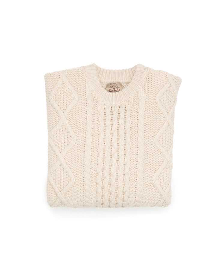 The King of Cool Sweater in Ecru