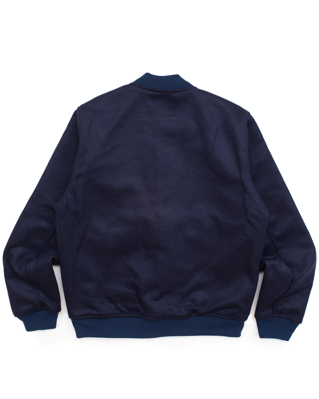 The A1 Bomber Jacket in Navy Wool
