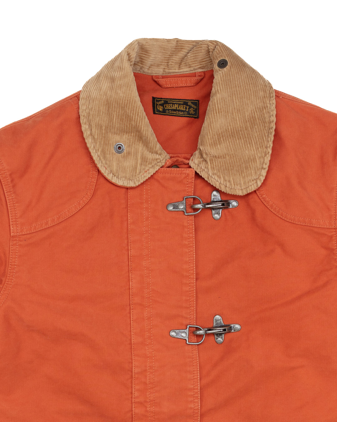 The Bedford Fireman Jacket in Orange Jungle Cloth