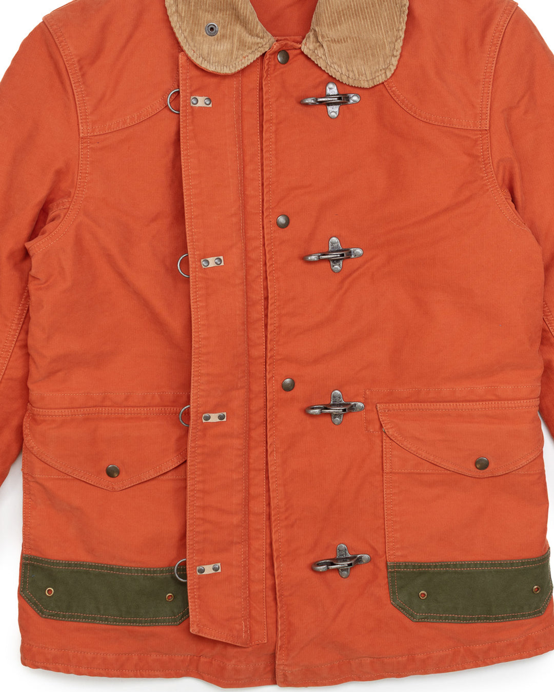 The Bedford Fireman Jacket in Orange Jungle Cloth